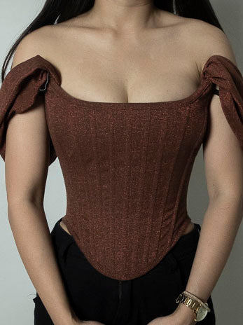 Kiana Corset- OxBlood