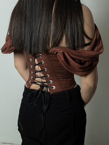 Kiana Corset- OxBlood